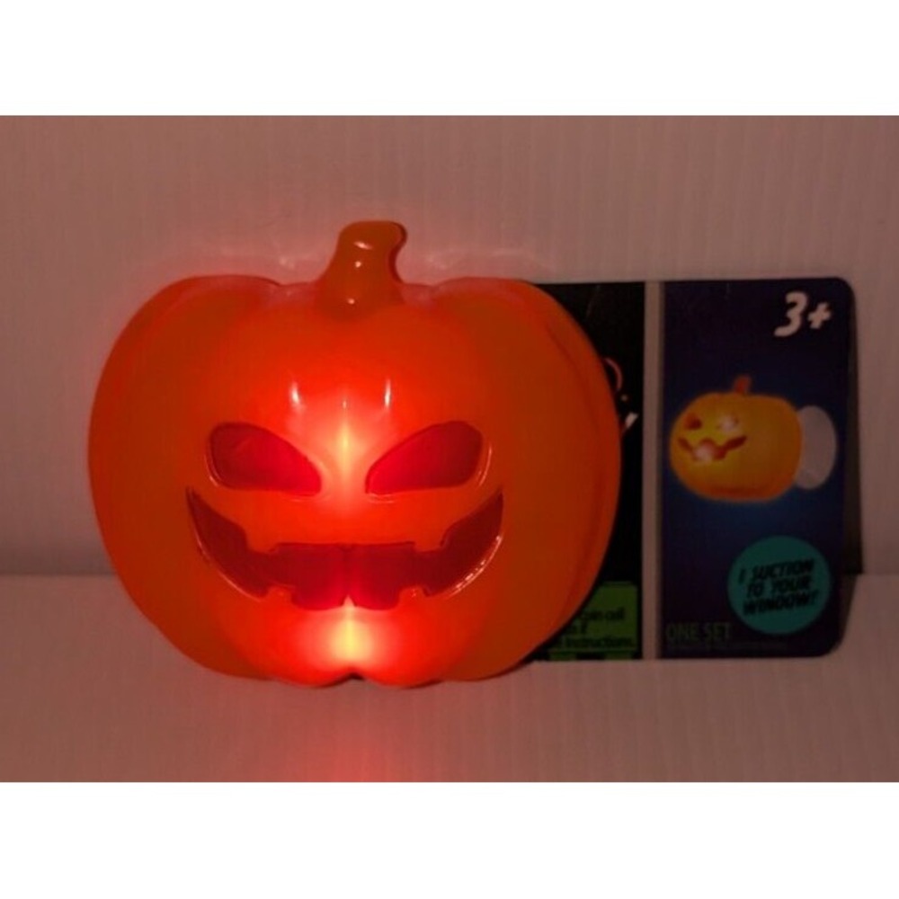 LED Window Light with Suction Cup Halloween pumpkin